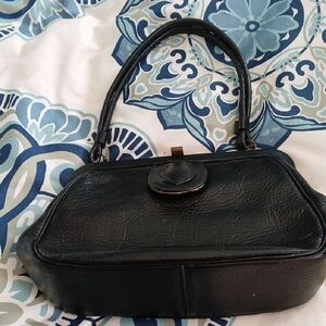 Letisse vintageBlack Leather Handbag